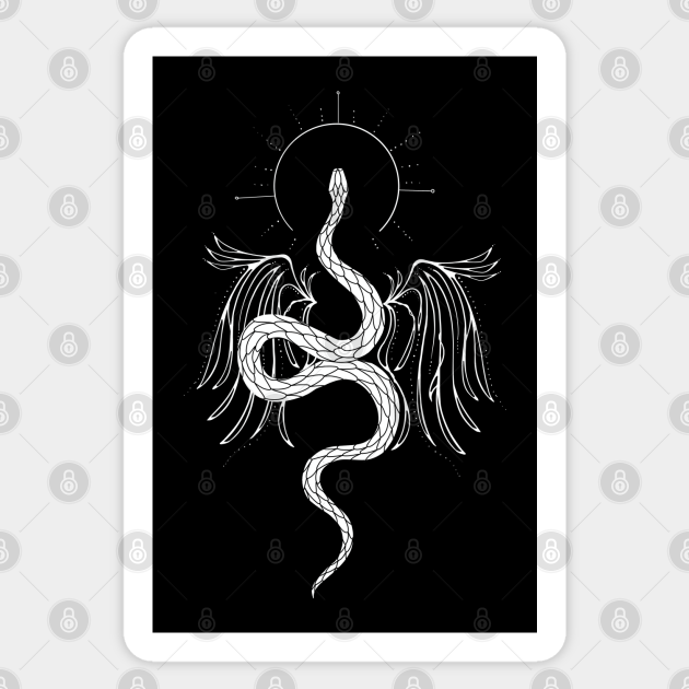 Mythical Snake With Wings